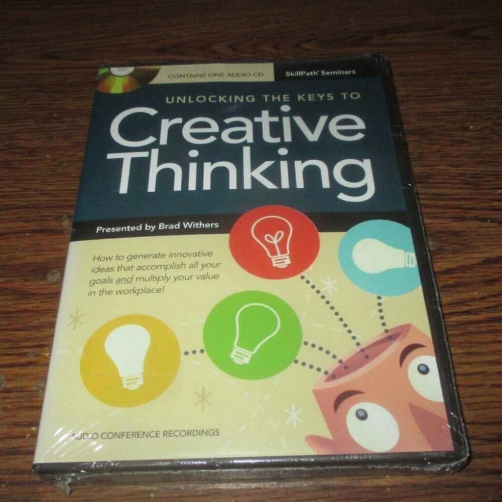 Unlocking The Keys to Creative Thinking Brad Withers Audio CD (unopened)